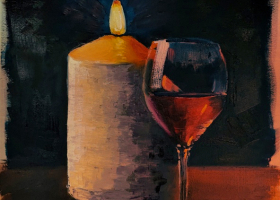 Candle-and-Wine