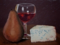 Pear, Wine and Cheese 2